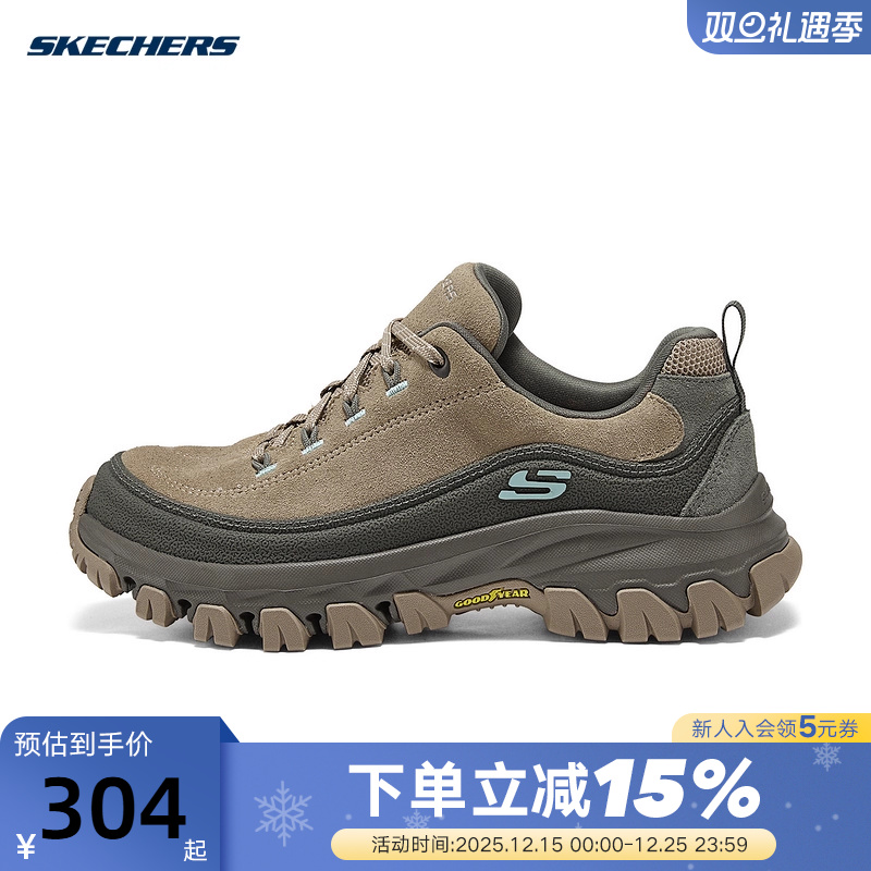 斯凯奇冬女厚底橡胶大底耐磨休闲运动鞋 180142/BRMT