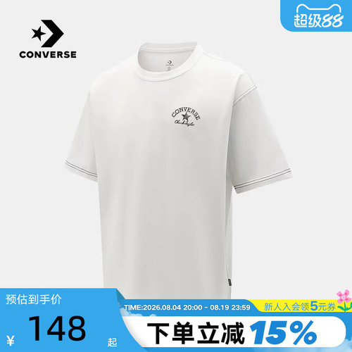 Converse匡威2026秋男女款运动短袖T恤休闲百搭套头衫 UCK080-001