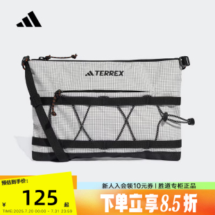 adidas阿迪达斯收纳整理包2025春TERREX男女户外斜挎小肩包JD3432