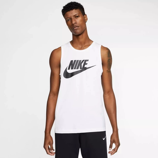 休闲健身跑步背心透气无袖 Nike耐克男新款 T恤运动服AR4992 101