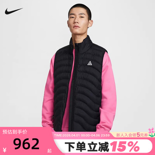 FIT保暖排骨棉服夹克HV0606 010 Therma Nike耐克男子P棉马甲ACG