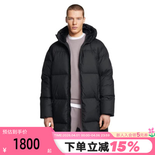 羽绒服1384644 001 Down男子训练运动中长款 UA安德玛百搭秋新款
