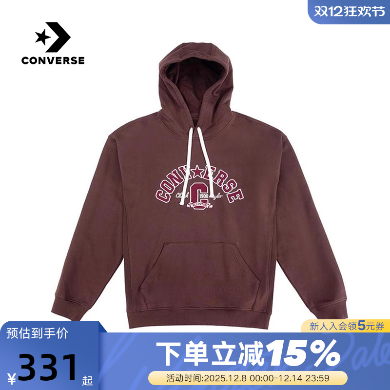 Converse匡威25冬男女经典针织连帽衫复古长袖卫衣 UCJ084-J9T