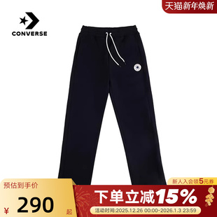 MCJ094 针织长裤 023 抽绳松紧腰裤 Converse匡威冬男抓绒直筒长裤