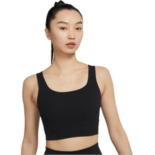 Nike耐克运动内衣女子速干透气训练中强度支撑衬垫胸衣DO6620-010