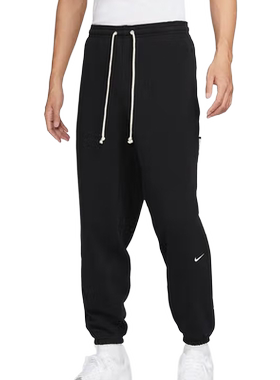 NIKE耐克男裤子秋新款宽松运动裤脚卫裤束针织休闲长裤FZ0225-010