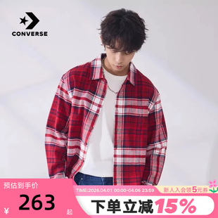 UCJ393 B35 男女上衣 Converse匡威马年起飞系列新年绣花叠穿衬衫