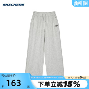 L324W098 加绒直筒针织长裤 0248 子户外休闲裤 Skechers斯凯奇女裤