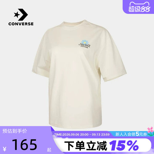 Converse匡威2026夏女士运动短袖休闲潮流时尚百搭T恤 WCJ772-W2Y