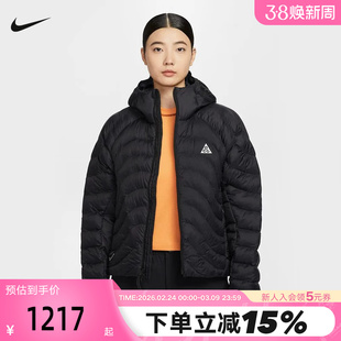 NIKE耐克ACG棉服外套女冬新款保暖户外连帽棉衣P棉夹克HM9964-010