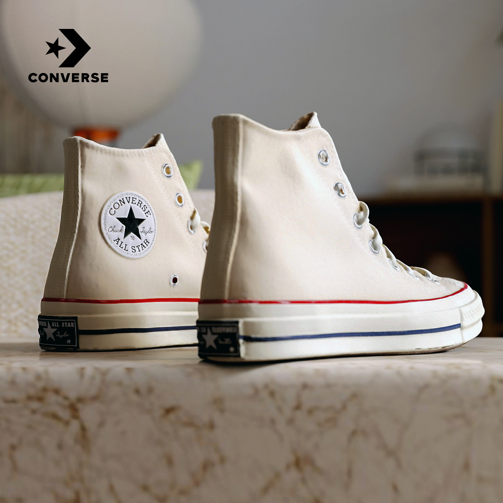 Converse匡威男鞋女鞋米白1970S高帮板鞋运动休闲鞋帆布