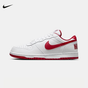 BIG 355152 NIKE 轻便运动鞋 150 LOW白红低帮复古休闲板鞋 耐克男鞋