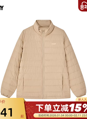PONY波尼冬季新款羽绒服运动休闲外套轻户外女生 243W2OF32KK