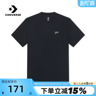 A02 10027332 Converse匡威夏男圆领宽松舒适休闲运动短袖 T恤
