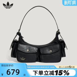 adidas阿迪达斯三叶草时尚 KW4748 女包腋下包手提包2026春单肩包