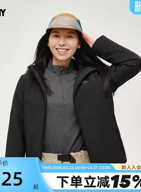 PONY1972秋冬新品女子上衣外套保暖防风连帽棉服243W2NC31