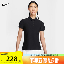 NIKE耐克女子短袖POLO衫夏新款透气高尔夫翻领运动T恤FQ1575-010