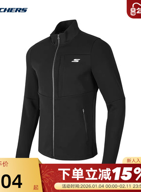Skechers斯凯奇男运动休闲上衣针织外套 P323M023/0018