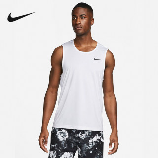 耐克NIKE DRI-FIT READY 男子速干训练白色运动背心DV9814-100