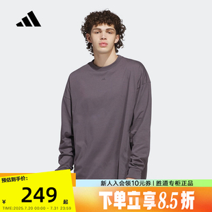 02籃球?qū)捤砂?長袖 新款 T恤 JC7835 CHAPTER Adidas阿迪達(dá)斯男女春季