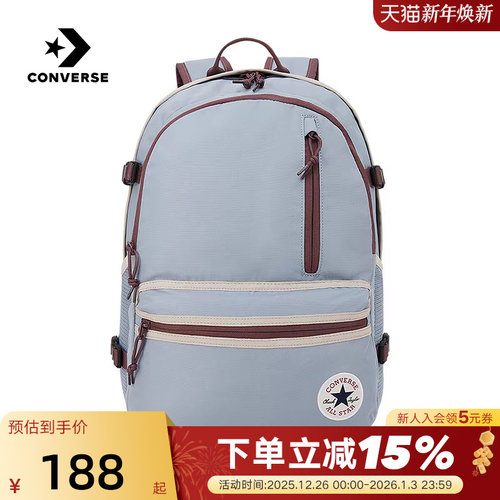 Converse匡威男女休闲背包户外旅行包双肩包学生书包10027985-A02