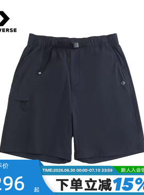Converse匡威新品2026夏男梭织短裤舒适休闲运动裤 MCJ760-GHM