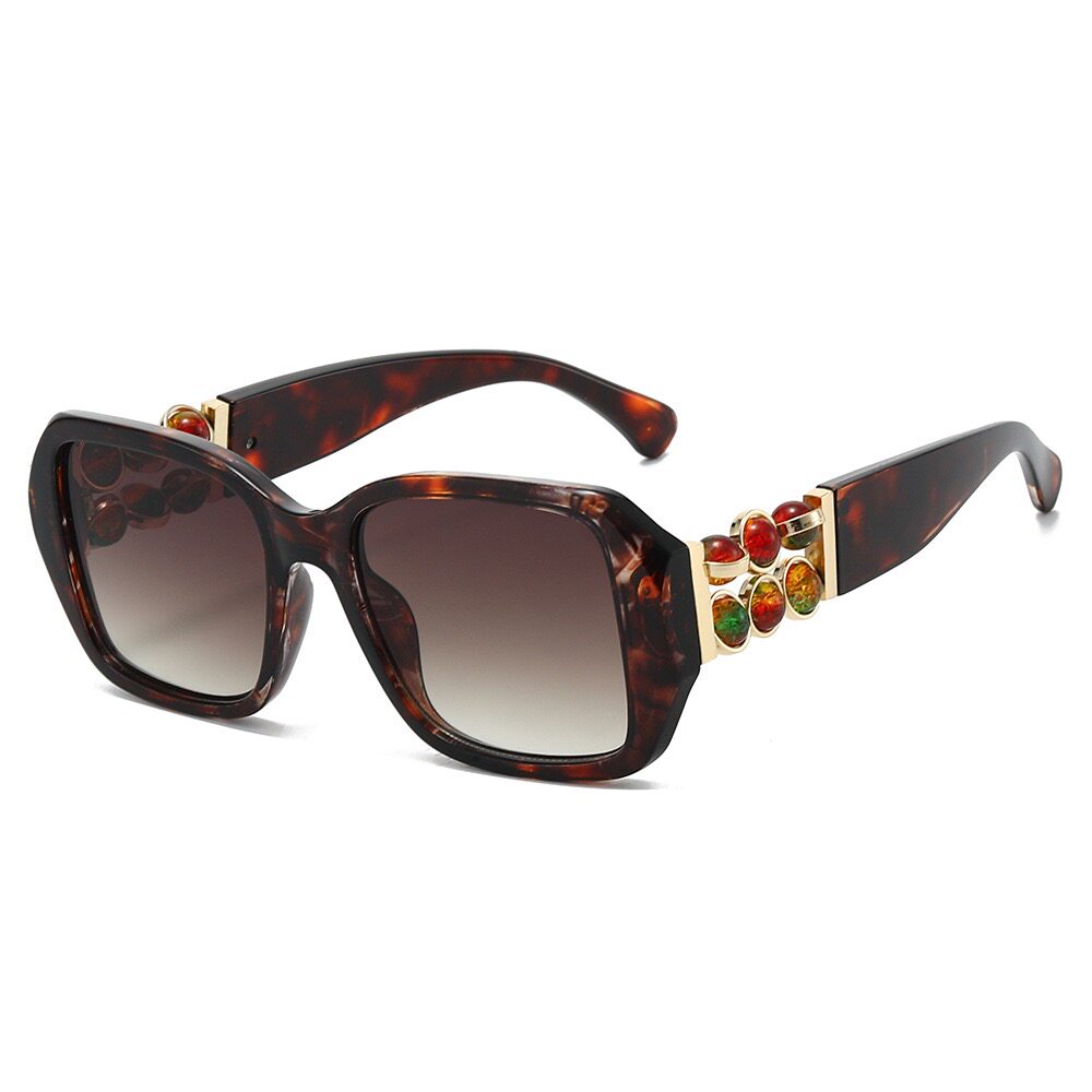 转运珠系列明星同款方圆脸显瘦墨镜女款2026新款街拍防晒太阳眼镜