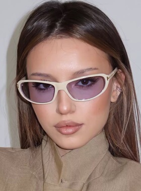 2026新款复古长方形小框防晒墨镜千禧风Y2K太阳眼镜时髦街拍男女