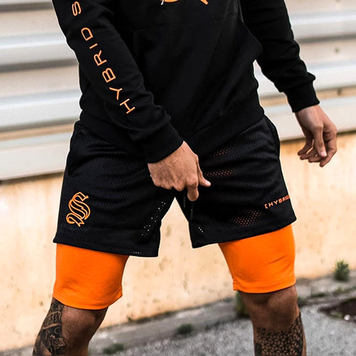 速干运动训练内衬篮球跑步短裤