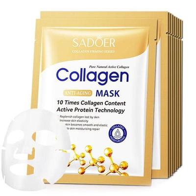 10pcs Anti-wrinkle Collagen Face Mask Moisturizing Anti-agin