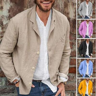 2024 jacket mens spring and autumn casual loose suit ja