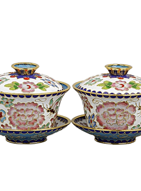 工艺北京茶杯掐丝珐琅彩景泰蓝