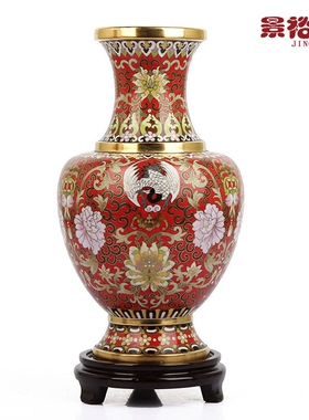 福寿客厅景泰蓝景裕泰祝寿中式