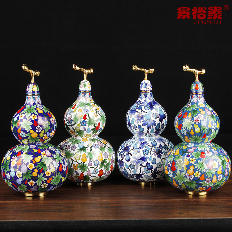 景裕泰铜中式客厅手工艺品