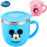 Дисней, детская ручка из нержавеющей стали со стаканом для младенца, защита при падении