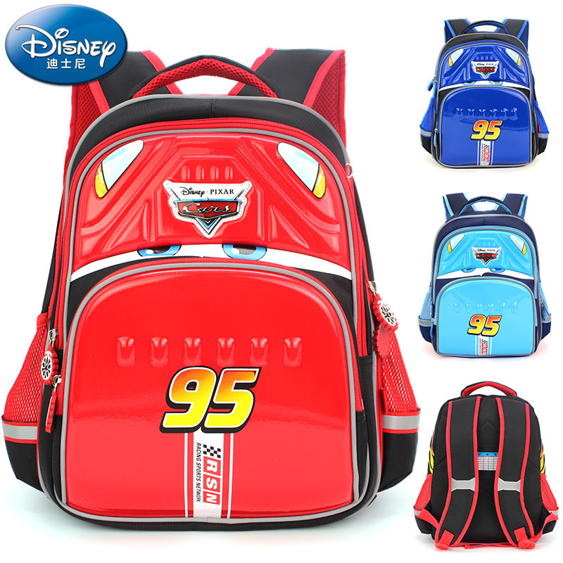 迪士尼儿童书包男童小汽车总动员麦昆背包小学生1-3-4年级双肩包