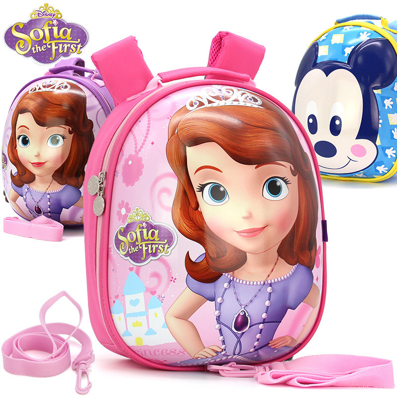 迪士尼幼儿园书包男童女童1-3-5岁6防走失卡通儿童双肩包宝宝背包