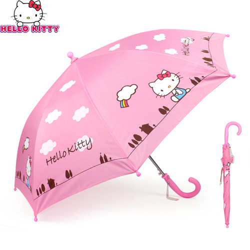 HELLOKITTY公主小孩长柄儿童雨伞