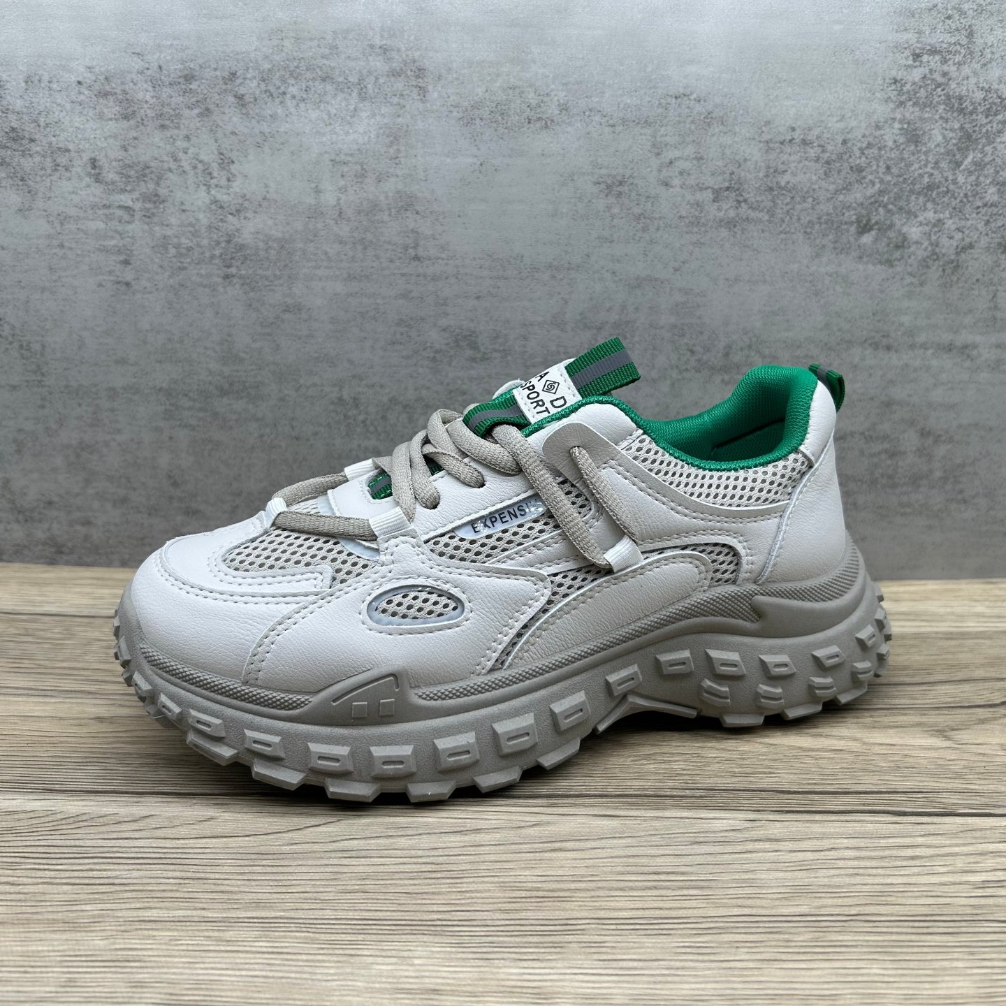 断码处理网红超火真皮网面透气老爹鞋女榴莲厚底轮胎鞋坦克鞋炸街,女鞋,时尚休闲鞋,淘宝优惠券,粉丝福利购,淘宝优惠卷