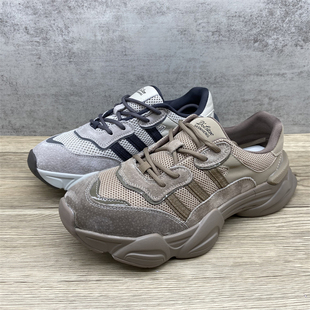 复古磨砂真皮老爹鞋 百搭炸街 女松糕厚底增高显脚小运动休闲跑步鞋