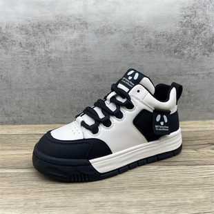 女韩版 真皮高帮小白鞋 特价 系带休闲运动板鞋 单鞋 百搭平底时尚 断码