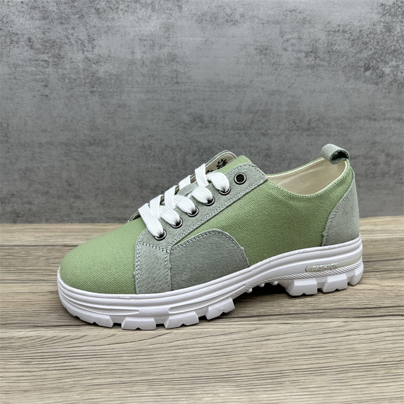 断码特价处理磨砂真皮拼接帆布运动休闲小白鞋女系带圆头松糕厚底,女鞋,时尚休闲鞋,淘宝优惠券,粉丝福利购,淘宝优惠卷