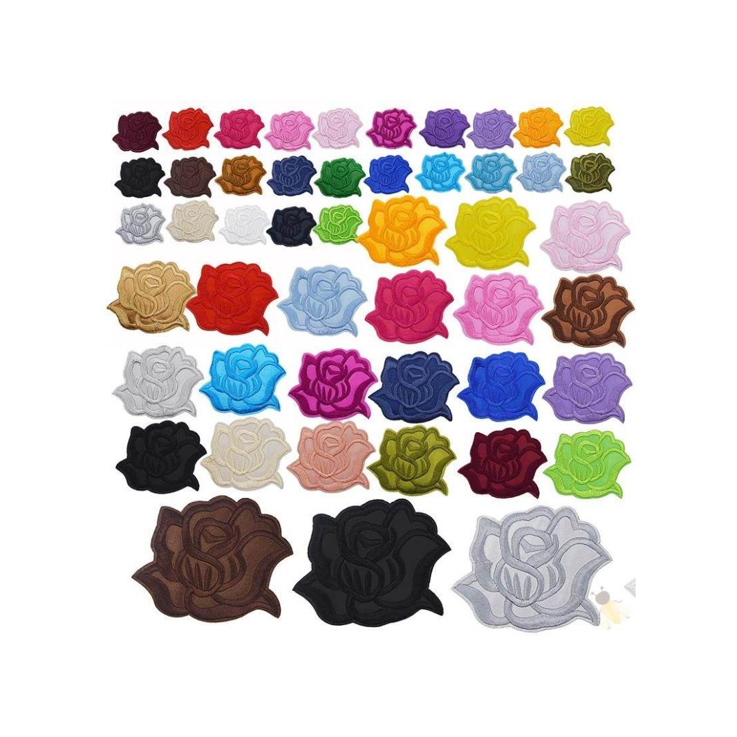 羽绒服的补丁贴补衣服破洞无痕修复自粘免缝破洞刺绣图案缝补布贴