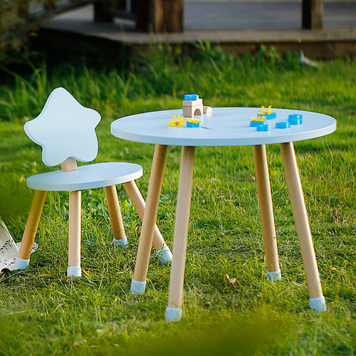 套装北欧风画画吃饭家用儿童桌椅