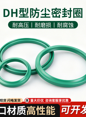 德国活塞杆UHS DHS/DH进口聚氨酯液压油封防尘圈油缸耐磨密封件