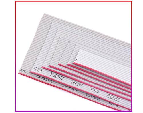 FC灰排线 显示屏排线8p10P14/16/20/26/30/34/40/50P 间距1.27mm