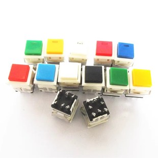 22復(fù)位KD2 KD2 23自鎖KD2 21帶燈 24無燈KD2 方形按鈕開關(guān)17MM