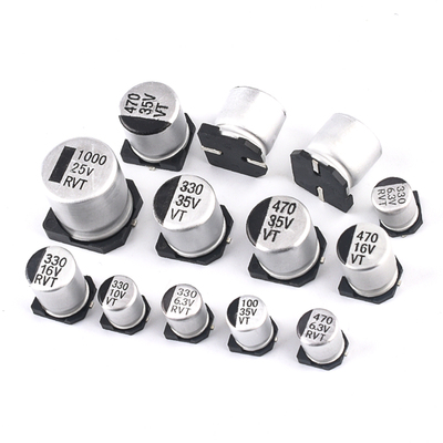 贴片铝电解电容器 SMD 16V 25V 35V 50V 100UF 220UF 470UF 47UF