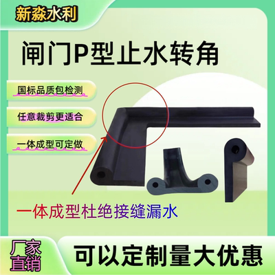 国标闸门P型橡胶止水带密封