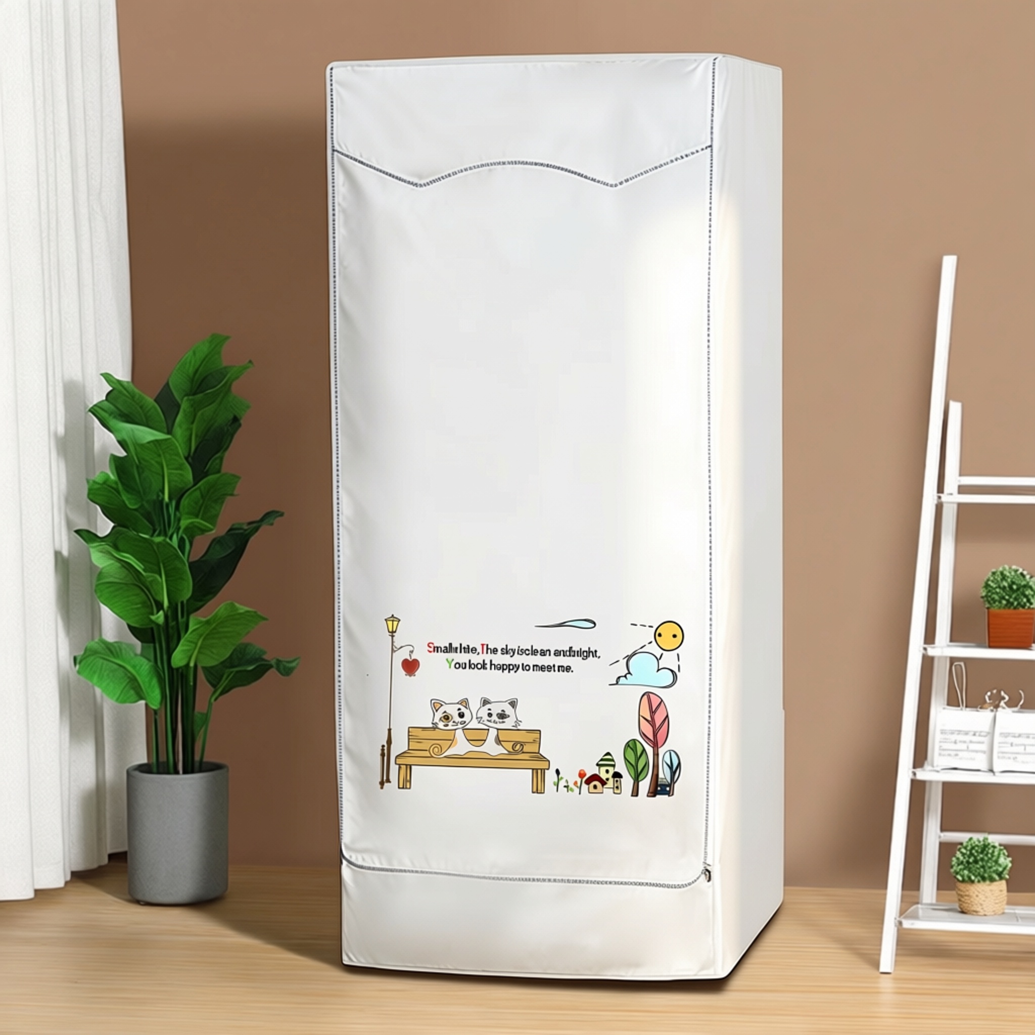 山茶花三筒四筒五筒分区洗衣机罩